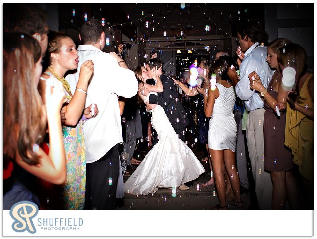 wedding exit nashville bubbles